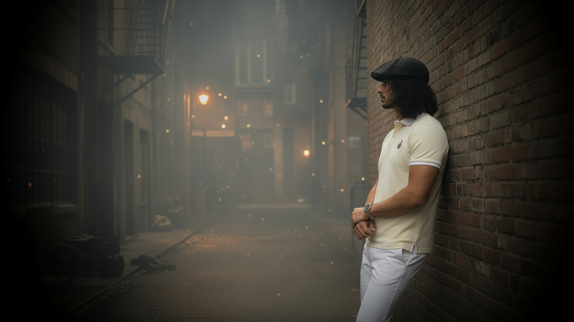 Polo blanc chronophage