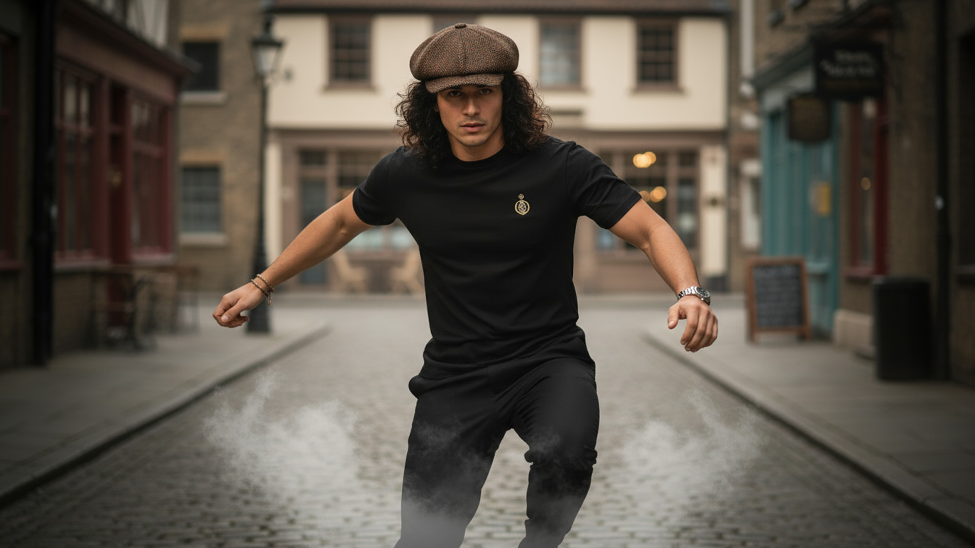 Pantalon noir chronophage