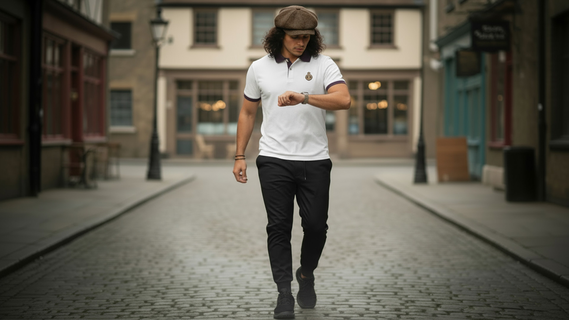 Jogger noir chronophage